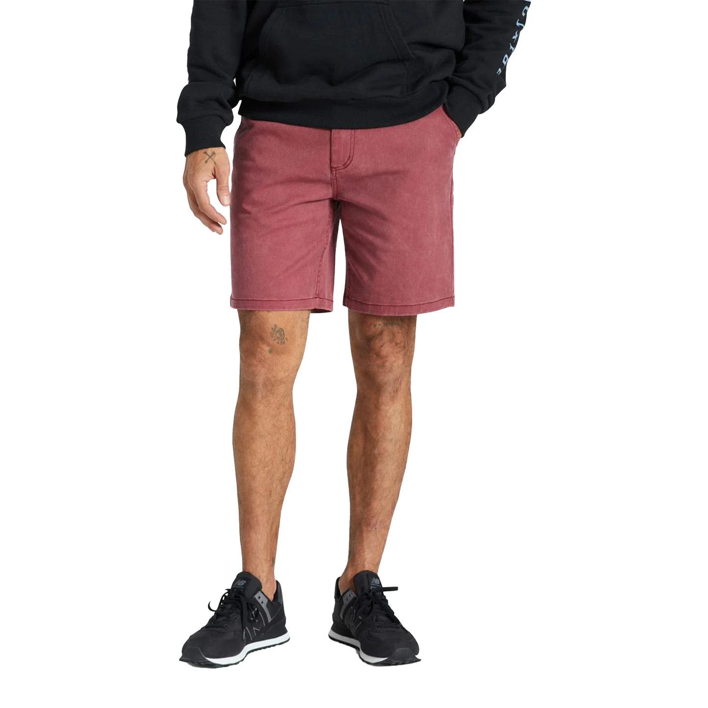 BRIXTON CHOICE CHINO SHORT ISLAND BERRY VINTAGE WASH