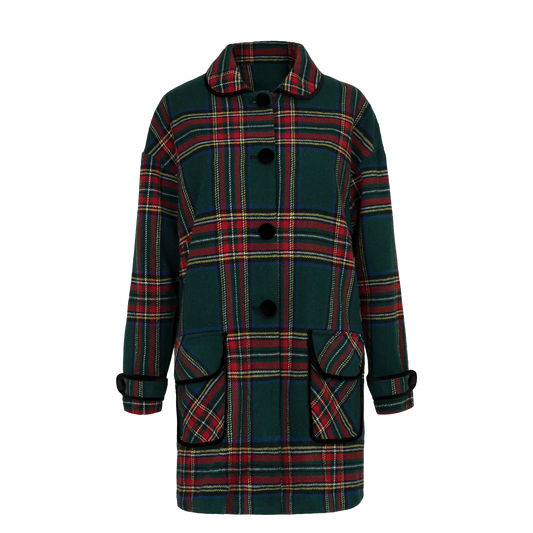 HELL BUNNY Coat Stanley - Green