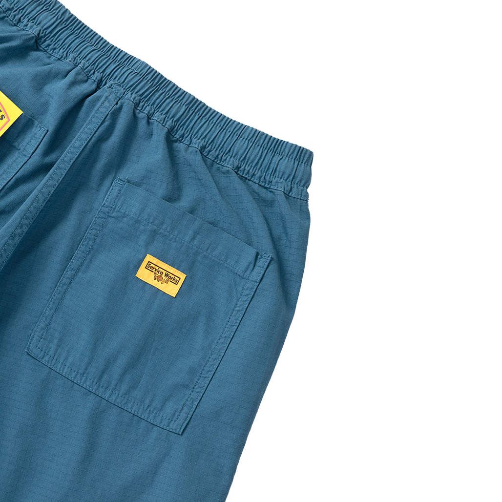 SERVICE WORKS Chef Shorts Ripstop - Ocean