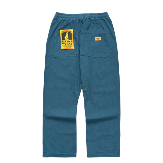 SERVICE WORKS Chef Pants Ripstop - Ocean