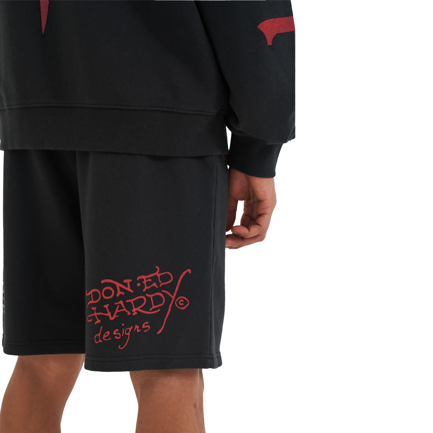 ED HARDY Shorts Panther & Roses