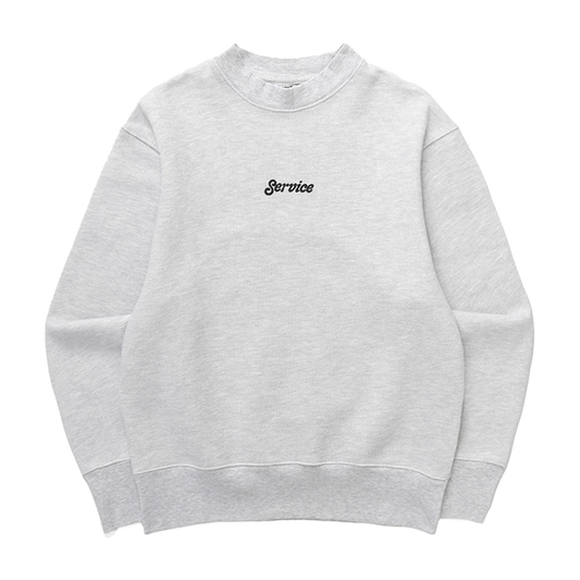 SERVICE WORKS Crewneck Service Logo - Ash
